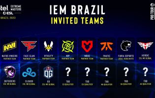 IEM Brasilian kutsutut joukkueet on julkistettu