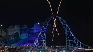 Maailman korkein, nopein ja pisin vuoristorata avataan virallisesti huomenna: ensimmäinen virallinen POV-kuvaus