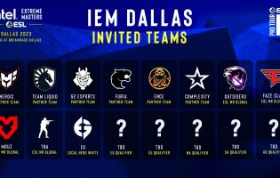 IEM Dallasin kutsutut joukkueet on julkistettu