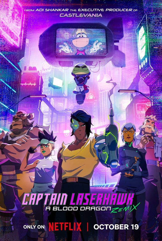 Captain Laserhawk: A Blood Dragon Remix pyyhältää Netflixiin 19. lokakuuta