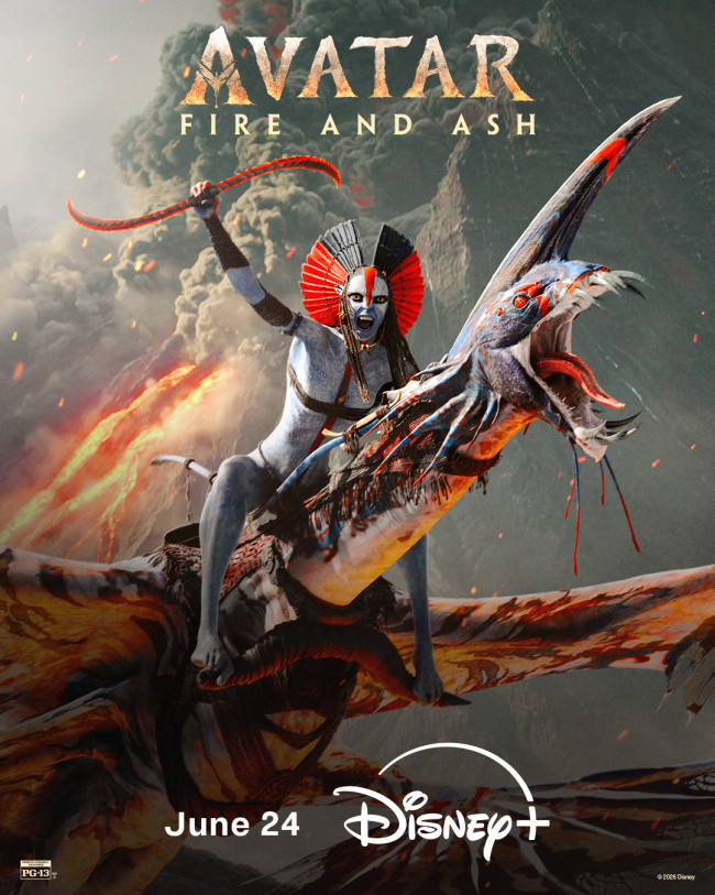 Avatar: Tuli ja tuhka tulee Disney+:lle kesäkuussa