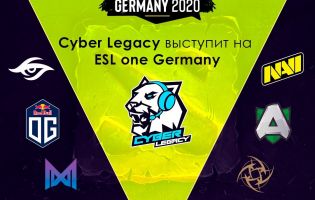 Cyber Legacy korvaa Virtus.Pron ESL One Germanyssä