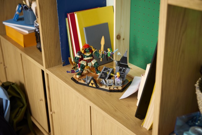 Link ja Ganon kohtaavat Lego The Legend of Zelda: Ocarina of Timessa