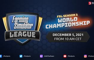 Farming Simulator League Season 3 World Championship päättyy 5. joulukuuta
