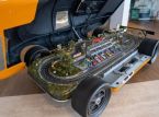 Tämä kolikkopeliauto on asennettu Le Mansin Porsche 917 -malliin
