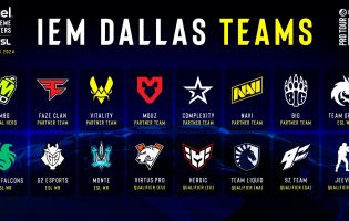 Tässä ovat joukkueet, jotka ovat päässeet IEM Dallas 2024 -tapahtumaan