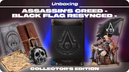 Assassin's Creed: Black Flag Resynced &ndash; Collector's Edition -pakkauksen avaaminen